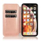 Card Slots Flip Leather Phone Case For iPhone X / XS(Rose Gold) - 4
