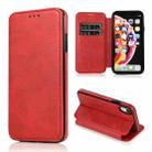 For iPhone XR Card Slots Flip Leather Phone Case(Red) - 1