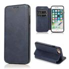 For iPhone SE 2022 / SE 2020 / 8 / 7 Card Slots Flip Leather Phone Case(Blue) - 1
