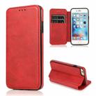 Card Slots Flip Leather Phone Case For iPhone 6 / 6s(Red) - 1