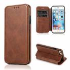 Card Slots Flip Leather Phone Case For iPhone 6 / 6s(Brown) - 1