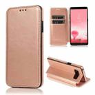 For Samsung Galaxy Note8 Card Slots Flip Leather Phone Case(Rose Gold) - 1