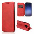 For Samsung Galaxy S9 Card Slots Flip Leather Phone Case(Red) - 1