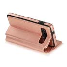 For Samsung Galaxy S10+ Card Slots Flip Leather Phone Case(Rose Gold) - 6