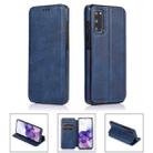 For Samsung Galaxy S20 5G Card Slots Flip Leather Phone Case(Blue) - 1