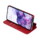 For Samsung Galaxy S20 Ultra 5G Card Slots Flip Leather Phone Case(Red) - 5