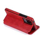 For Samsung Galaxy S20 Ultra 5G Card Slots Flip Leather Phone Case(Red) - 6