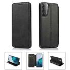 For Samsung Galaxy S21 5G Card Slots Flip Leather Phone Case(Black) - 1