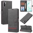 For Samsung Galaxy Note10 Classic Wallet Flip Leather Phone Case(Black) - 1