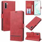 For Samsung Galaxy Note10 Classic Wallet Flip Leather Phone Case(Red) - 1
