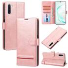 For Samsung Galaxy Note10 Classic Wallet Flip Leather Phone Case(Pink) - 1