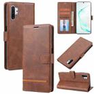 For Samsung Galaxy Note10+ Classic Wallet Flip Leather Phone Case(Brown) - 1