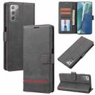 For Samsung Galaxy Note20 Classic Wallet Flip Leather Phone Case(Black) - 1