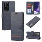 For Samsung Galaxy Note20 Ultra Classic Wallet Flip Leather Phone Case(Blue) - 1