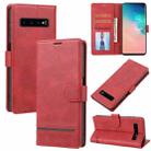 For Samsung Galaxy S10 Classic Wallet Flip Leather Phone Case(Red) - 1