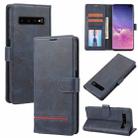 For Samsung Galaxy S10+ Classic Wallet Flip Leather Phone Case(Blue) - 1