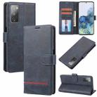 For Samsung Galaxy S20 FE Classic Wallet Flip Leather Phone Case(Blue) - 1