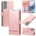 For Samsung Galaxy S21 5G Classic Wallet Flip Leather Phone Case(Pink) - 1