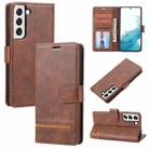 For Samsung Galaxy S22 5G Classic Wallet Flip Leather Phone Case(Brown) - 1