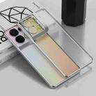 For OPPO Reno8 Pro+ Electroplated Frosted Phone Case(Silver) - 1