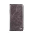 For Ulefone Note13P Non-Magnetic Retro Texture Leather Phone Case(Grey) - 3