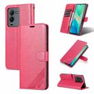 For vivo S15 Pro AZNS Sheepskin Texture Flip Leather Phone Case(Red) - 1