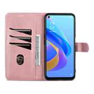 For OPPO A57 5G/Realme Q5i/Realme V23 AZNS Skin Feel Calf Texture Flip Leather Phone Case(Rose Gold) - 6