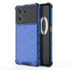 For OPPO K10 5G China Shockproof Honeycomb PC + TPU Phone Case(Blue) - 1