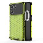 For OPPO K10 5G China Shockproof Honeycomb PC + TPU Phone Case(Green) - 1