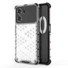 For OPPO K10 5G China Shockproof Honeycomb PC + TPU Phone Case(White) - 1