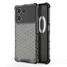 For OPPO K10 5G China Shockproof Honeycomb PC + TPU Phone Case(Black) - 1