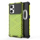 For OPPO K10 Pro 5G China Shockproof Honeycomb PC + TPU Phone Case(Green) - 1