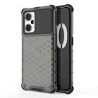 For OPPO K10 Pro 5G China Shockproof Honeycomb PC + TPU Phone Case(Black) - 1