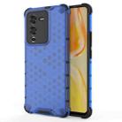 For vivo S15 5G China Shockproof Honeycomb PC + TPU Phone Case(Blue) - 1