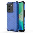 For vivo S15 Pro 5G China Shockproof Honeycomb PC + TPU Phone Case(Blue) - 1