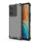 For vivo S15e Shockproof Honeycomb PC + TPU Phone Case(Black) - 1