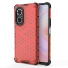 For Honor 50 SE / Huawei nova 9 SE Shockproof Honeycomb PC + TPU Phone Case(Red) - 1