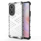 For Honor 50 SE / Huawei nova 9 SE Shockproof Honeycomb PC + TPU Phone Case(White) - 1