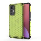 For Xiaomi 12 Lite 5G Eurasian Ver Shockproof Honeycomb PC + TPU Phone Case(Green) - 1