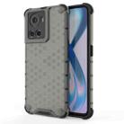 For OnePlus Ace 5G Shockproof Honeycomb PC + TPU Phone Case(Black) - 1