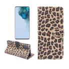 For Galaxy S20 Leopard Pattern Horizontal Flip Leather Case with Holder & Card Slots(Yellow) - 1