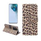For Galaxy S20 Ultra Leopard Pattern Horizontal Flip Leather Case with Holder & Card Slots(Yellow) - 1