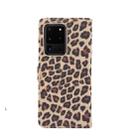 For Galaxy S20 Ultra Leopard Pattern Horizontal Flip Leather Case with Holder & Card Slots(Yellow) - 3