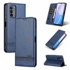 For Huawei Maimang 11 AZNS Magnetic Calf Texture Flip Leather Phone Case(Dark Blue) - 1