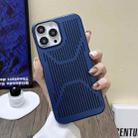 Ice Armor Cooling PC Phone Case For iPhone 13 Pro Max(Dark Blue) - 1