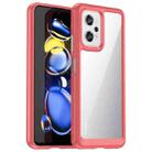 For Xiaomi Redmi Note 11T Pro 5G Colorful Series Acrylic + TPU Phone Case(Red) - 1