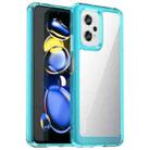 For Xiaomi Redmi Note 11T Pro 5G Colorful Series Acrylic + TPU Phone Case(Transparent Blue) - 1