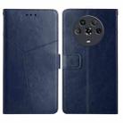 For Honor Magic4 Y Stitching Horizontal Flip Leather Phone Case(Blue) - 1