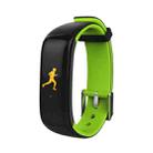 P1 Plus 0.96 inch TFT Color Screen Smart Wristband, Support Blood Pressure Monitoring/Heart Rate Monitoring(Green) - 1