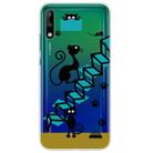 For Huawei Enjoy 10 Painted TPU Protective Case(Cat) - 1